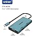 ONTEN USB-C to Dual HDMI and VGA Adapter