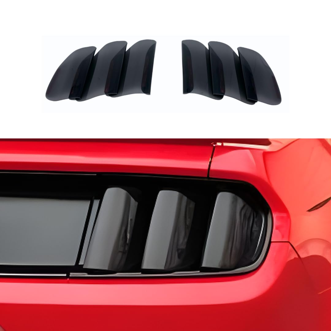 Tint My Light Smoked Tail Light Covers for 2015-2017 Ford Mustang, 18-20 Mustang GT350