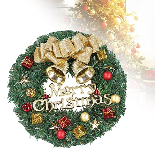 Couronne de Porte de Noël, Décoration de Guirlande de Noël de 30 cm, Couronne de Porte de Noël, Couronne de Noël,Couronne de l'Avent de Noël pour Fêtes, Festivals, Portes, Décorations Cover