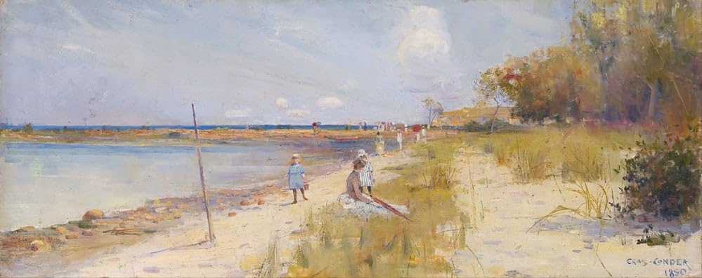 Cuadro en lienzo de Charles Edward Conder para decorar tu dormitorio con arte vintage de 60x90cm