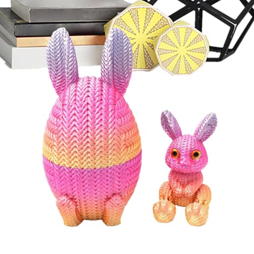 Lapin de Pâques imprimé en 3D générique pour décoration de table - 8