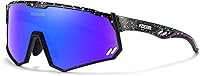 Vista 22 de Gafas de sol polarizadas deportivas para mujeres y hombres, UV400, gafas de ciclismo, béisbol, correr, pesca, al aire libre, resistentes al viento