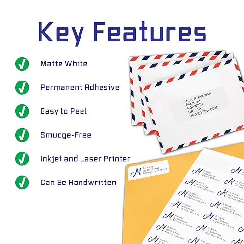 Image of 500 CD /DVD Labels Compatible with The Word 5931 Template. Laser and Ink Jet Compatible Bright White Matte Finish. 250 Sheets Blank Labels Brand.