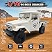 ARRIS WPL C44 1/16 RTF Off-Road RC Crawler, 2025 New FJ45 RC Car with 370 Motor 2.4Ghz Remote Control Buggy, 4WD RC Pickup Truck with LED Light Hobby Grade Gifts