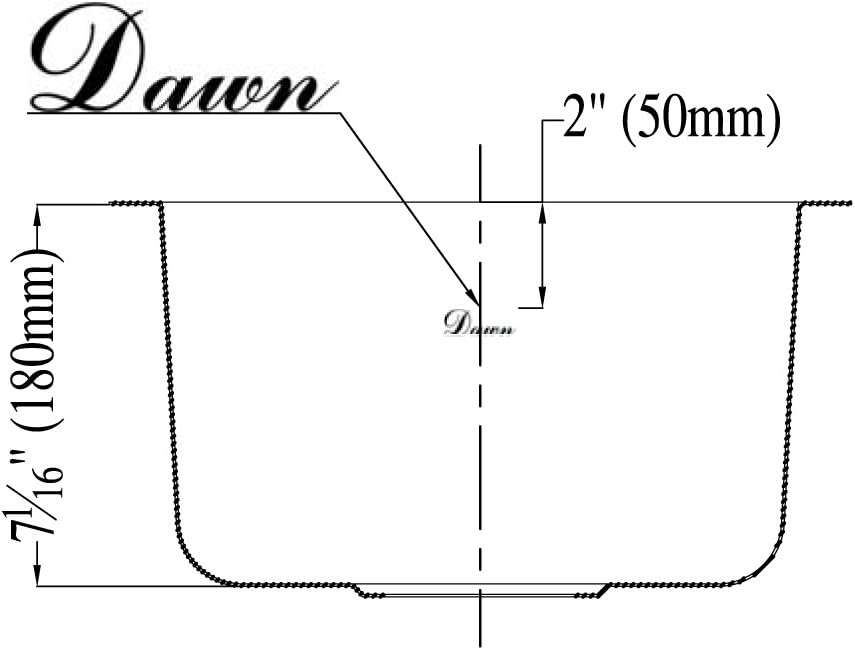 Best Review Dawn BS1215 Undermount Single Bowl Bar Sink, Polished Satin