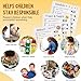 3 Pieces to Do List Checklist Boards, Plastic Memo Boards, Detachable Message Boards Checklist Slider, Schedule Planning Boards with 3 Acrylic Adhesive and 10 Cardstock for Check Items Accessories