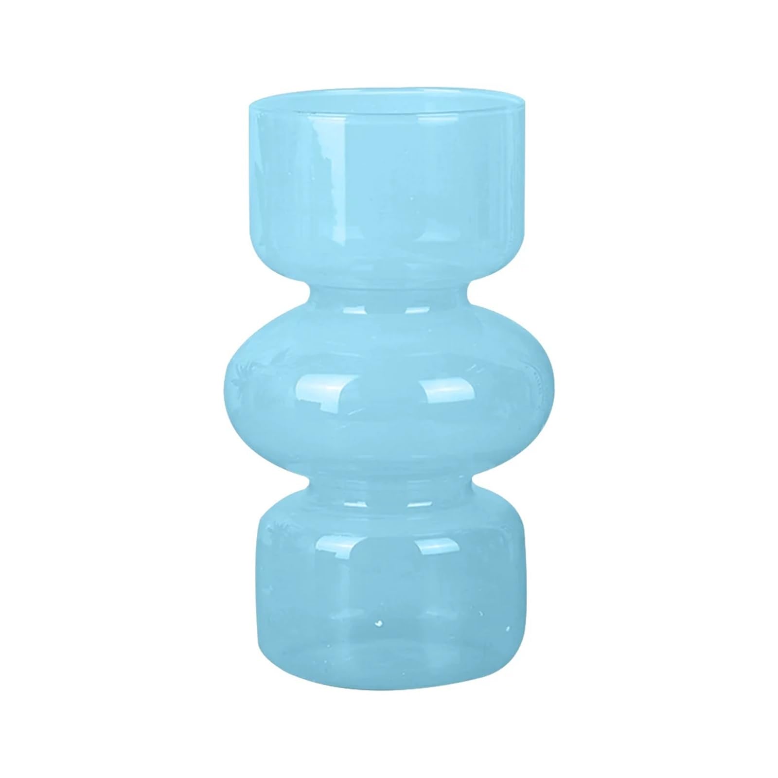 Vase 1pc Vintage Glass Flower Vase Desktop Ornaments Transparent Hydroponics Plant Vases For Wedding Party Home Decor(Color12)
