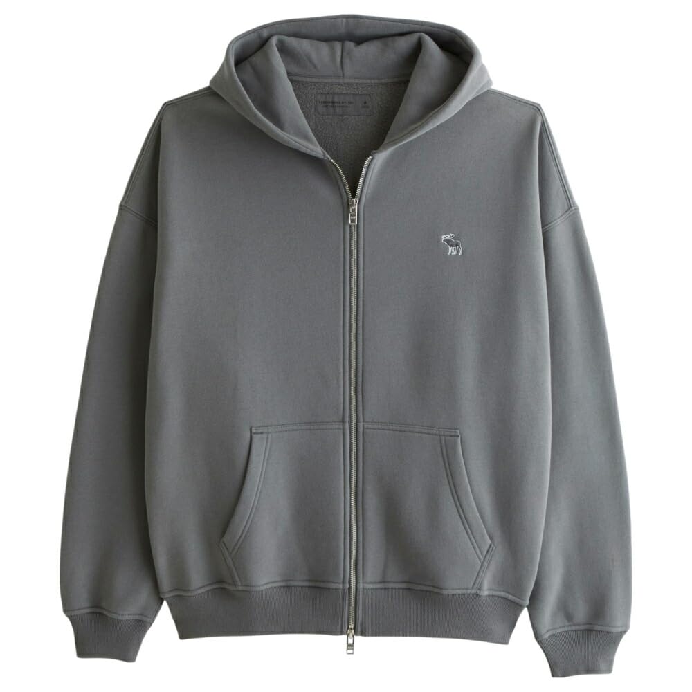 Oversized ジップ フーディー グレー　美品 追加 Oversized ジップ フーディー（パーカー）｜Deuxieme
