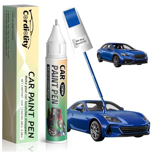 Image of K7X WR Blue Pearl Touch Up Paint for Subaru, Color Accurate Car Paint Scratch Repair Pen, Quick & Easy Fix Automotive Chips and Nicks