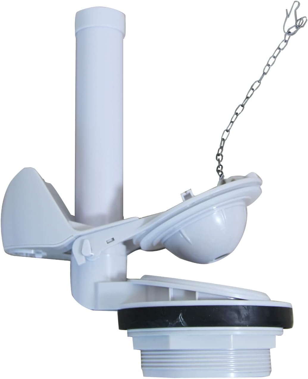 WinZo A2403 Universal 3" Flush Flapper For Two Piece Toilet Left Front Single Flush Valve Tank Repair Replacement Parts