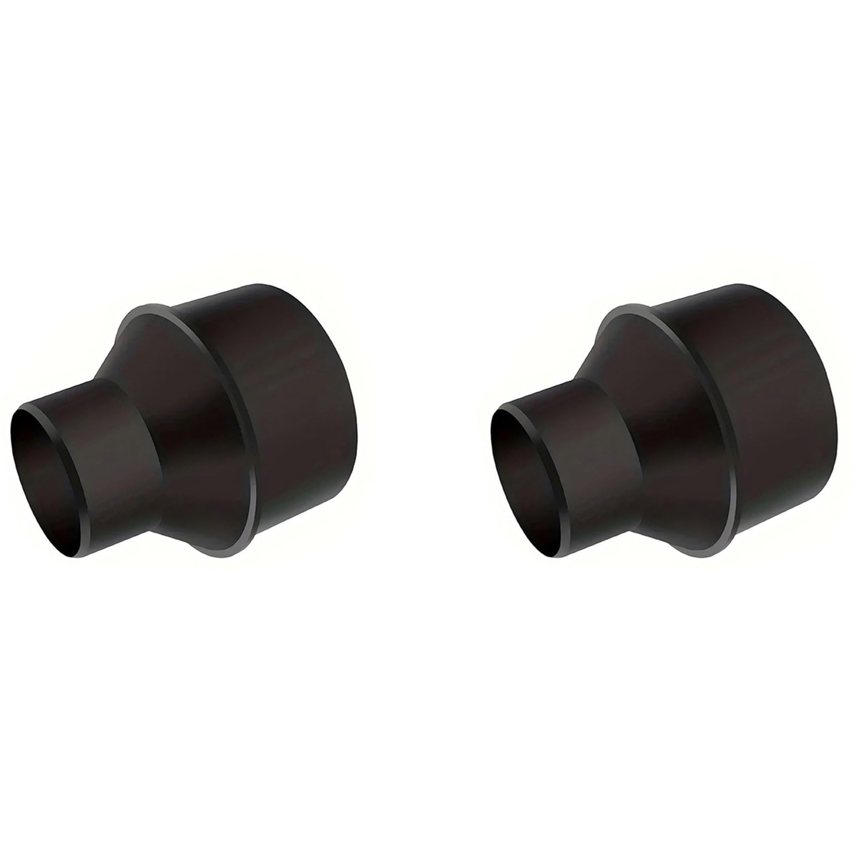 Hndhbfgrt 2X 70136 4Inch Hose to 2-1/2 Inch Hose Cone Reducer, Dust Collection Fittings for Dust Collection Hose