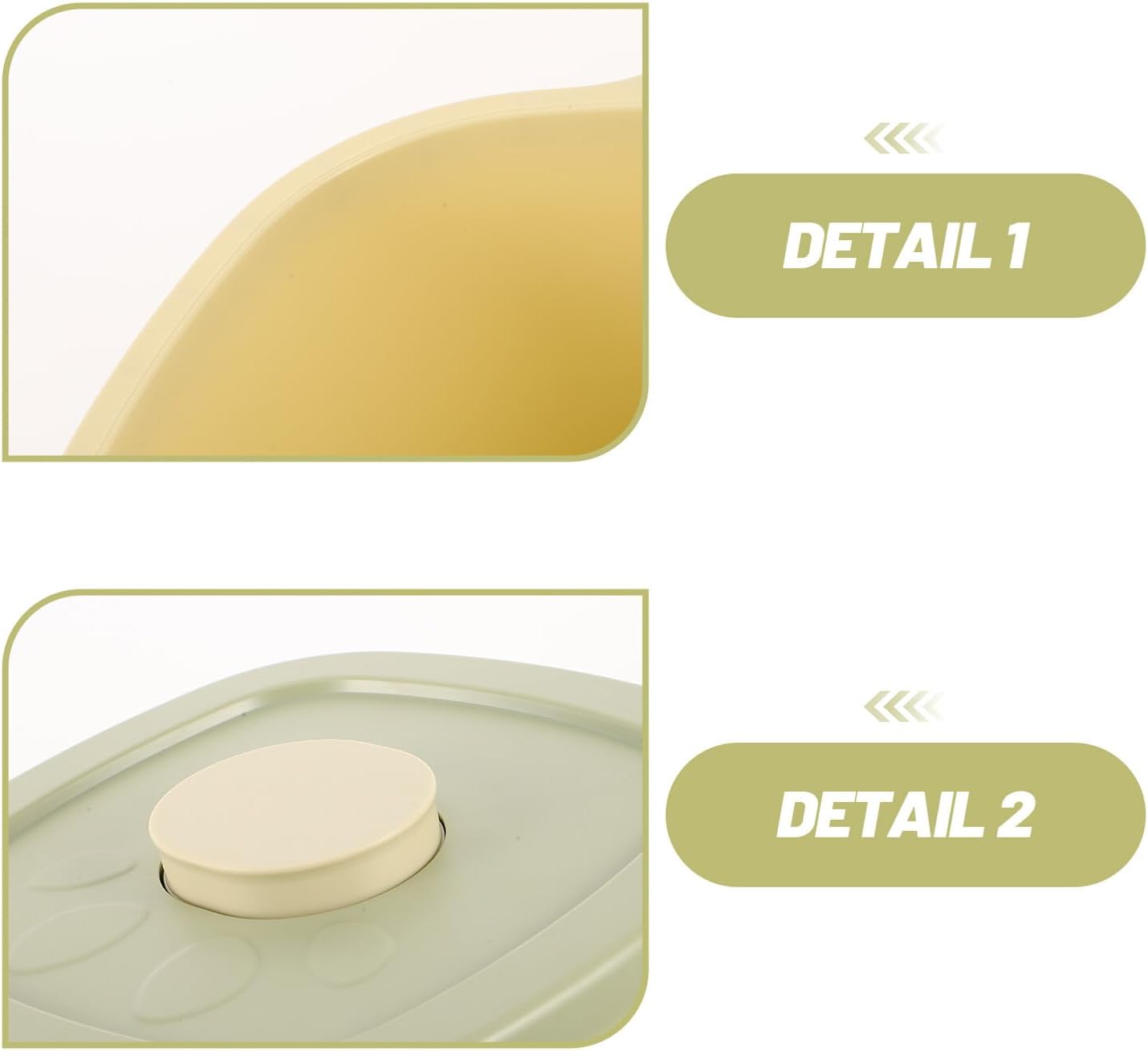 Pet Food Storage Container with Airtight Lid Large Plastic Dog and Cat Food Storage Bucket 11.8x11.6x10.4in for Dry Kibble and Treats for Travel and Home Use