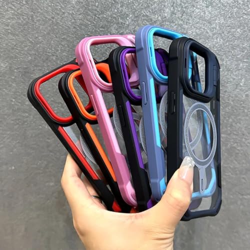 Étui de protection pliable pour iPhone 16 antichoc et magnétique noir