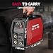 ARCCAPTAIN iControl TIG 205 Pro, 5 In 1 Cold Spot Stick/TIG Welder, 120V/240V Welding Machine with Large LED Display, 2T/4T, Hot start, Arc Force and Anti-stick
