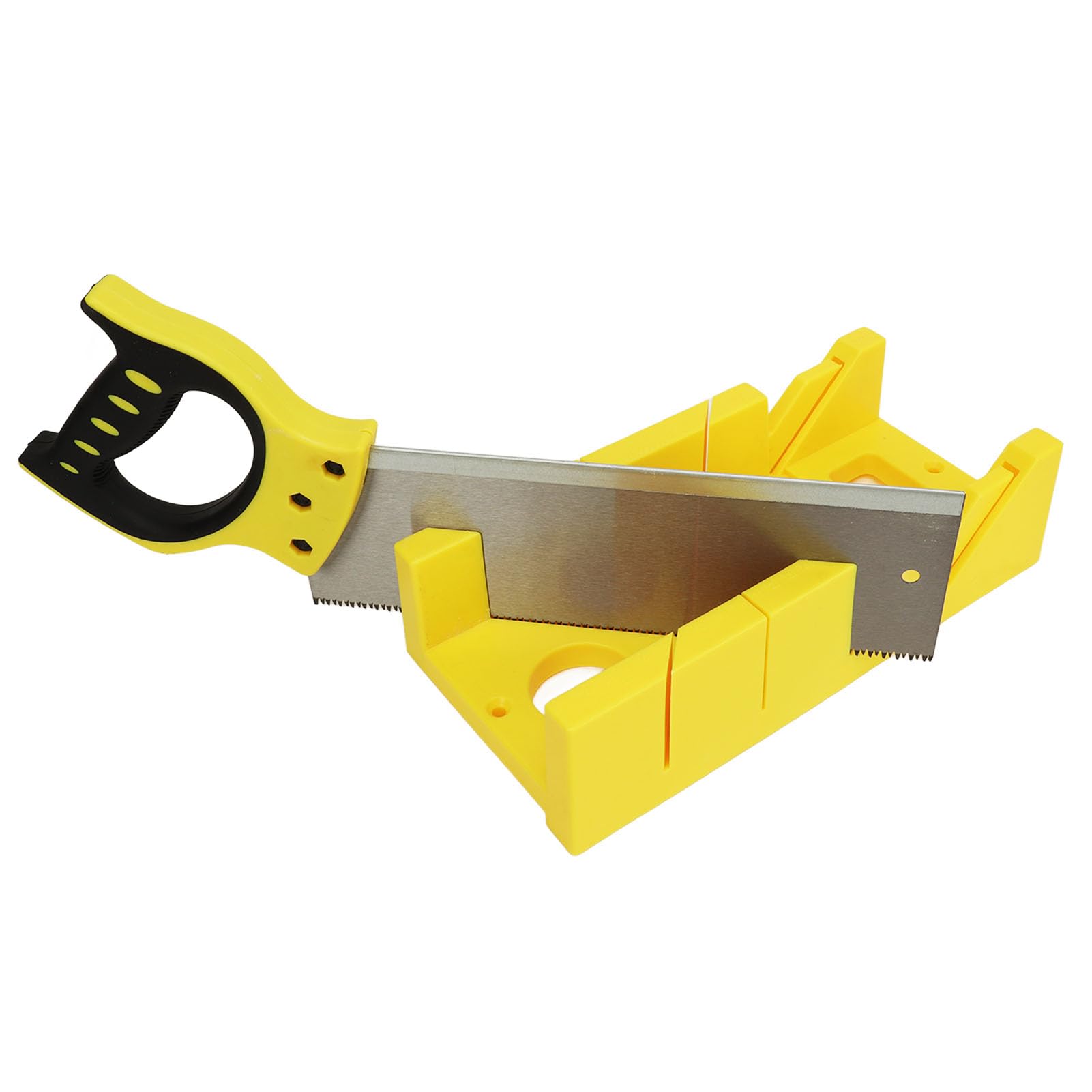 Hand Mitre Saw Woodworking Oblique Guide Tool with Saw Clamping Storage Box for Angle Cutting and Sawing - Image 3