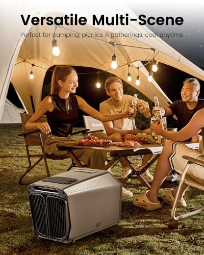 FO-KOKO Dual Hose 6800 BTU Portable Camping Air Conditioner & Heating - 5-in-1 Compact Quiet AC Unit for Tent, RV, Van, Car, and Indoor Use - Image 9