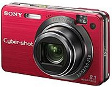 Sony Cybershot DSCW150/R 8.1MP Digital Camera with 5x Optical Zoom with Super Steady Shot (Red) image 2