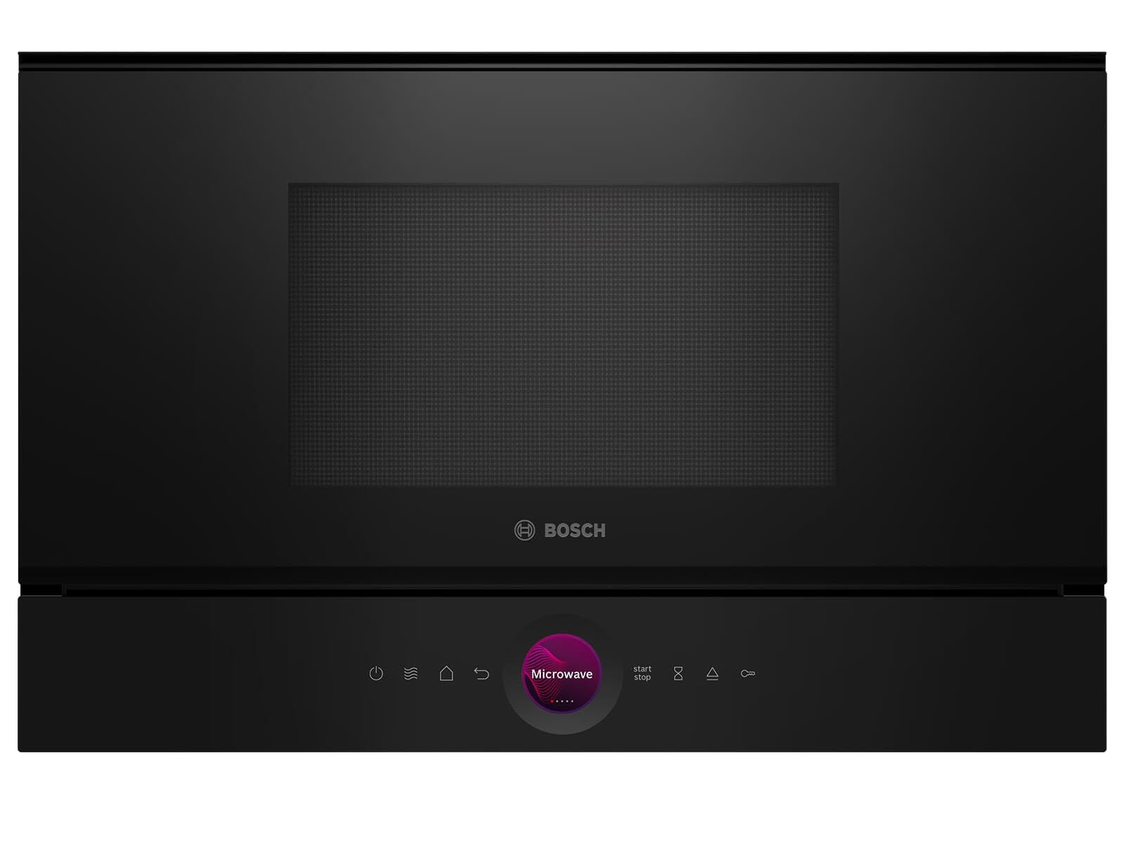Bosch, Microondas Integrable, Serie 8, Grill, InnoWave, negro, BEL7321B1 | Resultados de cocción uniformes y un gratinado en su punto para todas tus recetas.