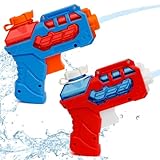 Water Guns, Water Guns for Kids, 2 Pack Squirt Guns Water Blaster, Mini Water Guns Small Water Pistol Toys for Boys Girls, Summer Gifts for Swimming Pool Outdoor Beach Water Fighting Toys