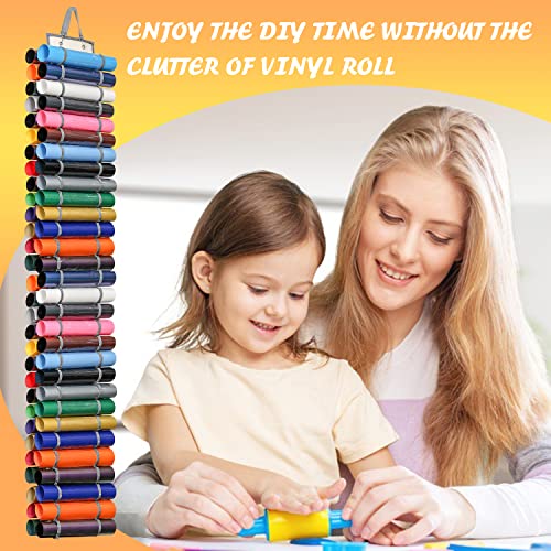 Dkhdbd AJ Vinyl Roll Holder With 60 Compartments And Keeper Door Hooks Strap thumb #5