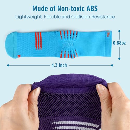 4 Pack Pro Basketball Socks, Athletic Cushion Sports Crew Compression Socks for kids, young, Men & Women3