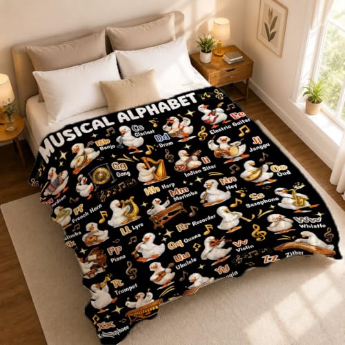 Audumbara Music Blanket Musical Instrument Gifts for Music Lovers 40''x50'' - image 3
