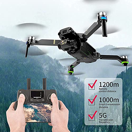 HJRBM Drohne mit Kamera 8k Gps5g Live-Video für Erwachsene Hubschrauber Spielzeug Fernbedienung 7,4V 2200mAh Hohe… – Bild 6