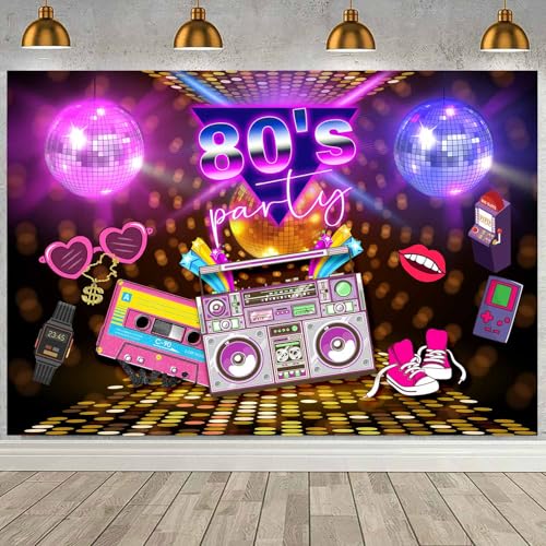 Fondo fotográfico Temática 80's 7x5ft vinyl miniatura 1