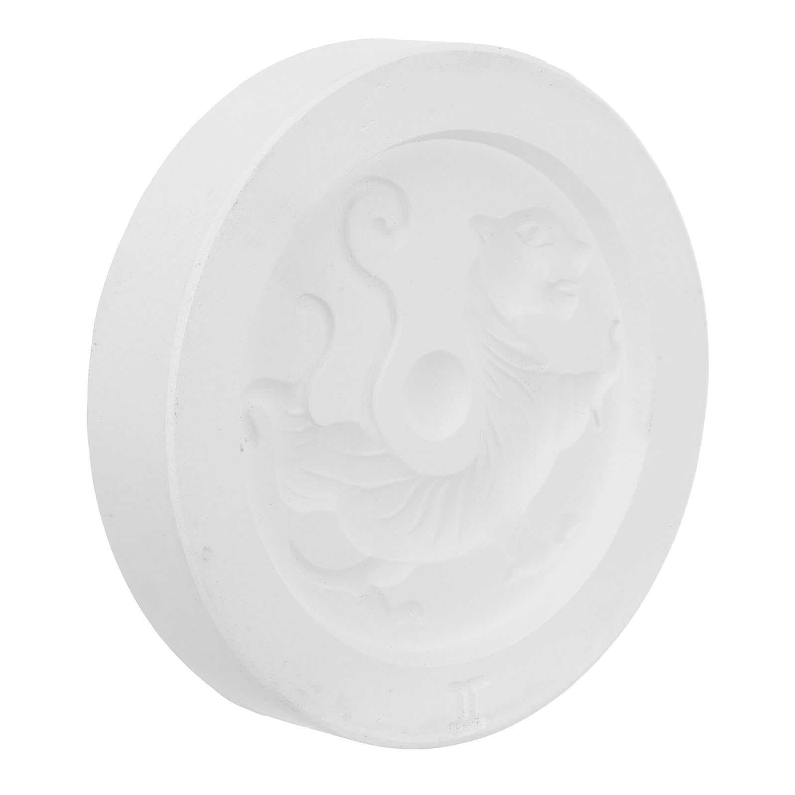 Zerodeko Stampo in Gesso per Ceramica Forma di Animale Disegno di Tigre Intricato Strumento per Stampaggio e Modellazione di Argilla per Artisti e Hobbisti Stampi per Colata in Barbottina
