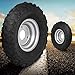 Bestauto ATV Go Kart Tires and Rims 145x70-6 Inch Golf Cart Tires 90CC Go Kart Buggy ATV Mini-bikes Quad Bike Tires and Wheels HUB- 3-hole Set of 4