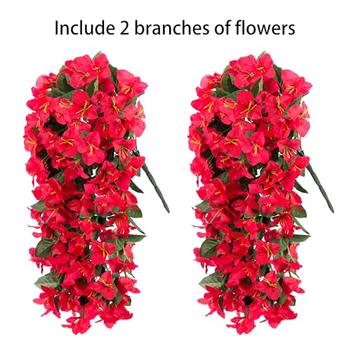 Inspring Artificial Faux Bougainvillea Flowers Plants For Outdoor Outside Summer Decoration thumb #3