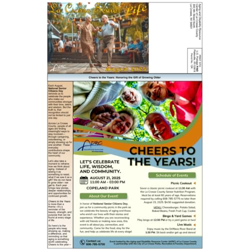 La Crosse Senior Life: August 2025