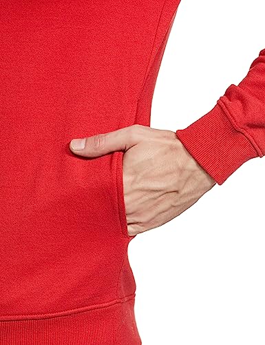 Image of The Indian Garage Co Men Regular Fit Typography Overhead Hooded Sweatshirt