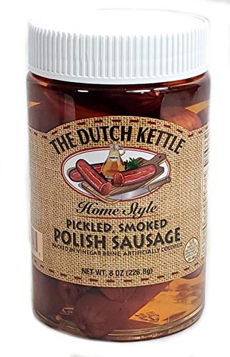 The Dutch Kettle Polish Sausage Pickled Smoked Home Style 2-8 Oz. Jars #TOP1