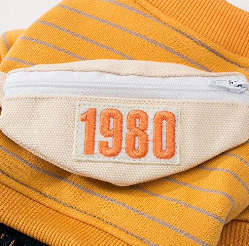 Ropa para perros Sweatshirt y Jeans MilTrees amarillo miniatura 5