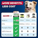 STRELLALAB Advanced Probiotics for Dogs Gut Health with Fibre - Pre, Post & Probiotic Treats - Dogs Digestive Health Sensitive Tums Support - All Breeds & Ages - Dog Probiotics for Gut Health (60 Ct) - Image 7