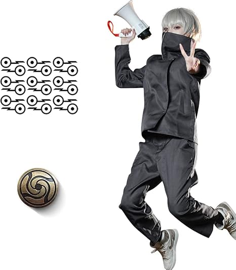 Amazon Co Jp Nomi 狗巻棘 コスプレ コスチューム 子供用 大人用 いぬまき とげ コスプレ衣装 呪術廻戦 変装 仮装 コスチューム ハロウィン イベント クリスマス 子供140 狗巻 棘 ホビー 通販