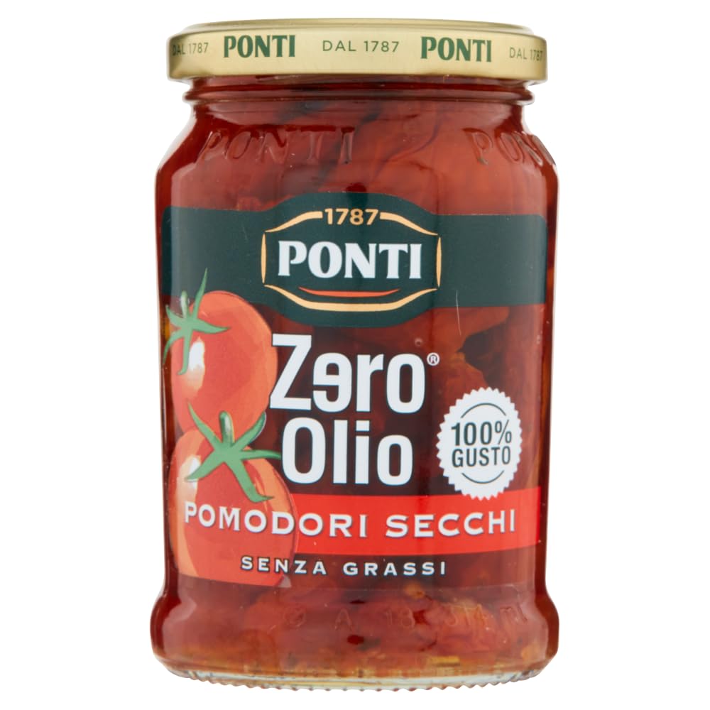 Italian Gourmet Pomodori Secchi Zero Olio fettfrei im Glas 12 x 300g