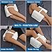 iDOO Knee Pillow for Back Pain, Memory Foam Orthopedic Pillow with Cooling Gel & Adjustable Strap, Leg Position Pillow for Sciatica Relief, Provides Support & Comfort