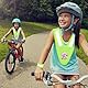 SPERMUOY Warnweste Kinder V Form 2 Stück Leuchtweste Kinder Warnweste mit Reflektorband,reflektorweste Kinder 6-12 Jahre für Laufent,Sport,Radfahren