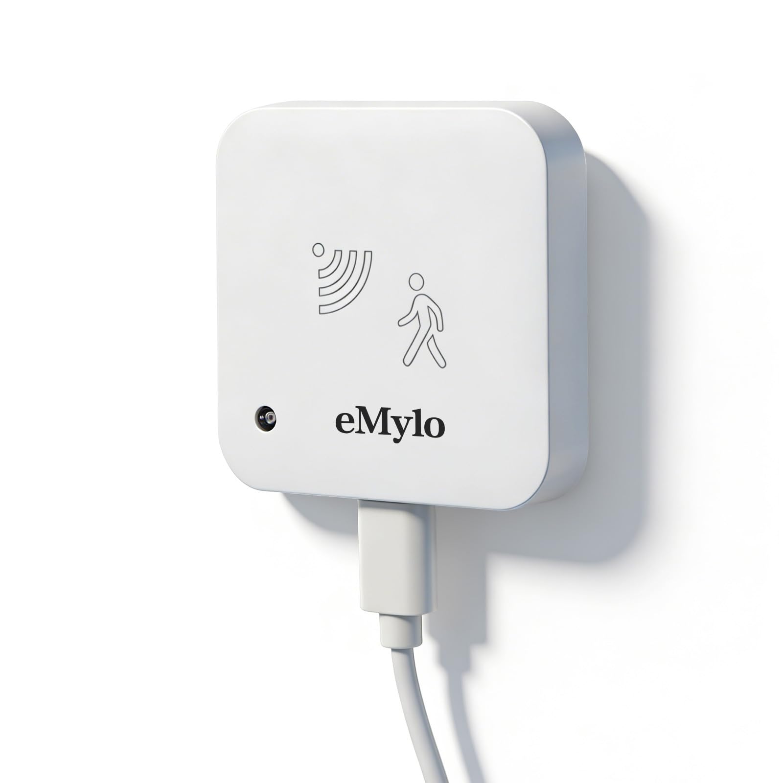 eMylo WiFi Presence Sensor 1 Pack 24GHz mmWave Radar with Lux Light Sensor | No Hub Required, mmWave Radar Occupancy Detector for Auto Light Control, Works with Smart Life App for Bedroom Bathroom Home-image-1