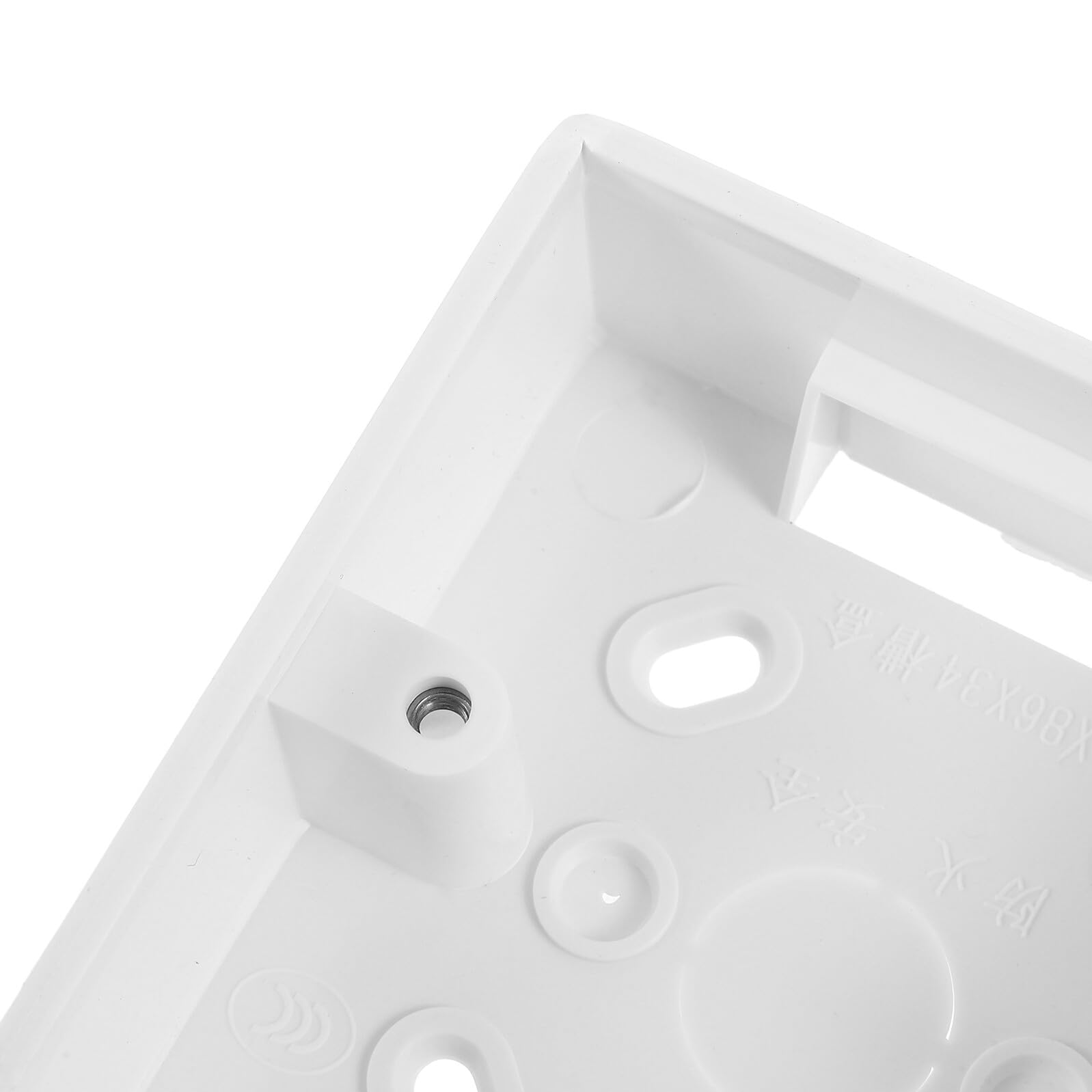Caja Empotrada para Interruptor y Enchufe Tipo 86 12 Piezas Plástico Ignífugo Montaje Empotrado Módulo Caja de Conexiones Antipolvo para Instalación Residencial y