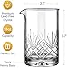 Mofado. Crystal Cocktail Mixing Glass - Premium 18oz (540ml) - Sturdy & Stable Thick Bottom Cocktail Shaker - Professional Quality Bartender Tool for Stirring Cocktails & Mixing Drinks - Gift Ideas