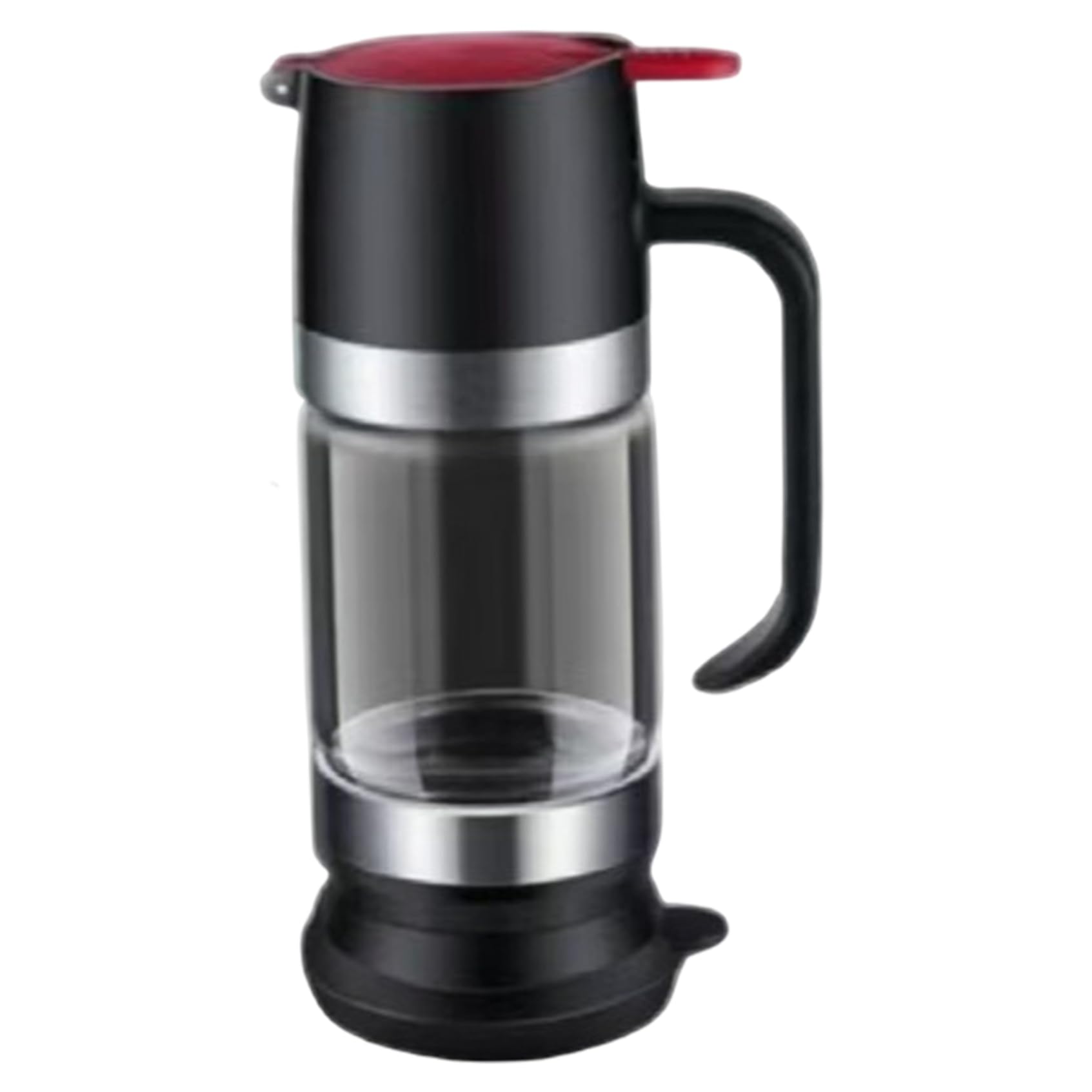 Glass Honey Dispenser No Drip 300ml Honey Jar with Holder Base Multi-Purpose Syrup Dispenser for Toast, Coffee & More