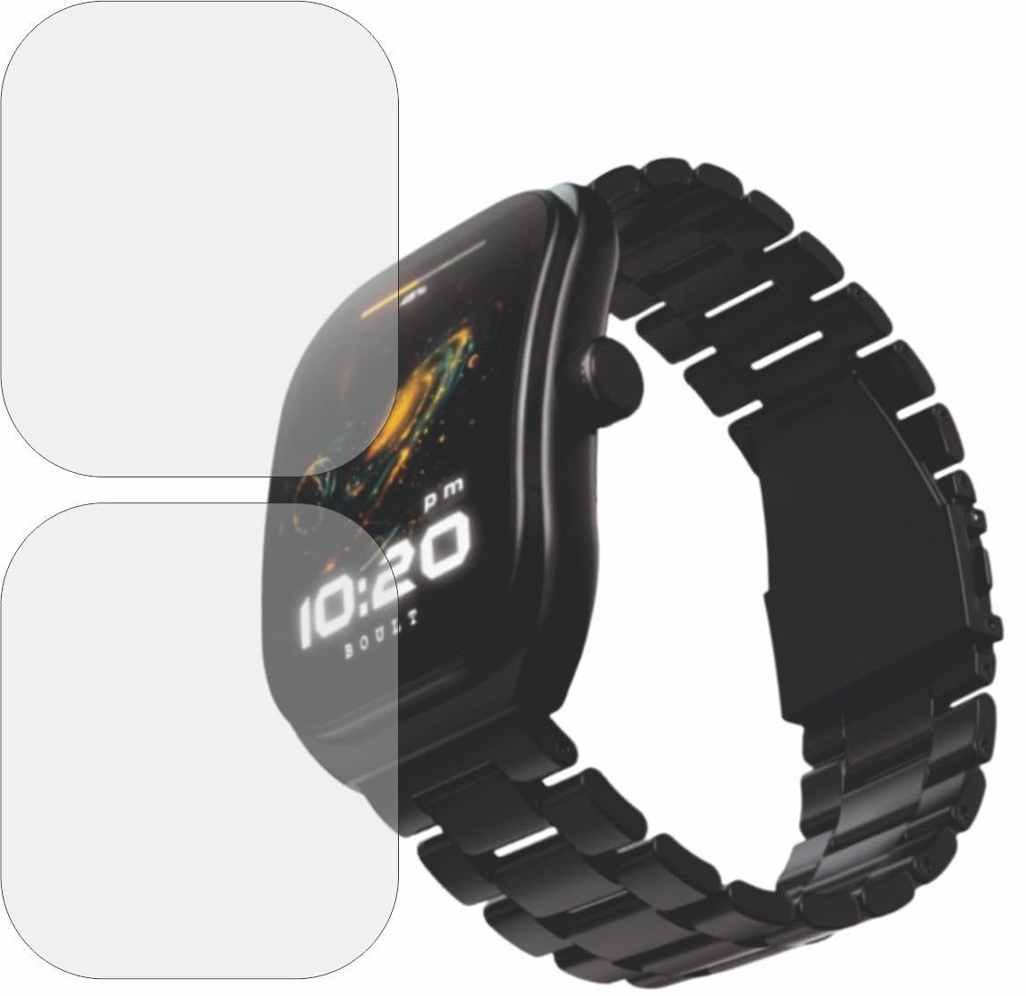 TELTREK Screen Guard for Boult Trail Smartwatch Screenguard, Edge to Edge TPU Fiber Film not Tempered Glass Screen Protector for Boult Trail (Pack of 2) (B0D73KRZVC) Amazon Price History, Amazon Price Tracker