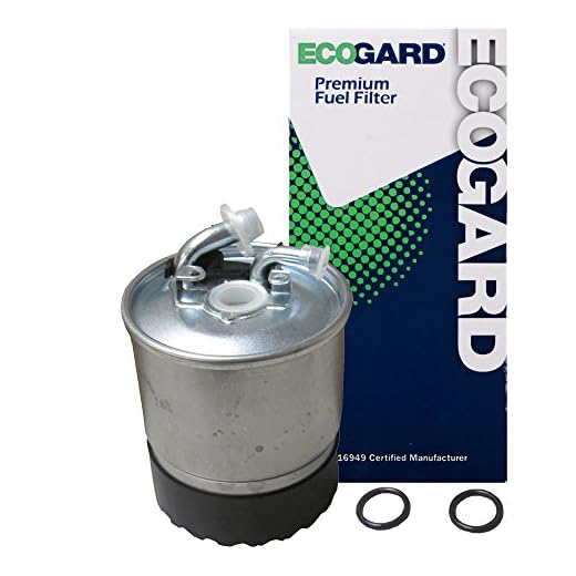 ECOGARD XF56305 Premium Diesel Fuel Filter Fits Mercedes-Benz Sprinter 2500 3.0L DIESEL 2013-2019, Sprinter 3500 3.0L DIESEL 2013-2018, E320 3.2L DIESEL 2005-2006, GL350 3.0L DIESEL 2010-2014