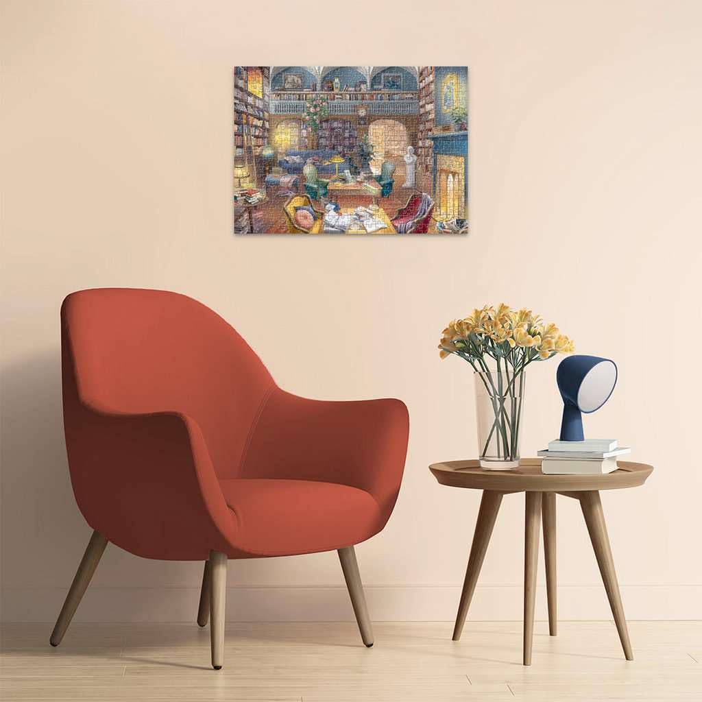 Ravensburger - Dream Library - 500 Piece Large Format Jigsaw Puzzle - Beautiful Colors and Intricate Details - Premium Quality - Puzzles for Adults