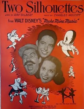 Sheet music Two Silhouettes, from Walt Disney's "Make Mine Music" Book