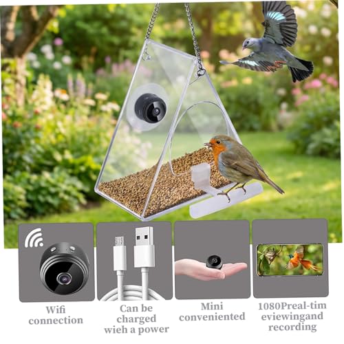 Mangeoire à oiseaux intelligente pour observer la faune en HD - 3