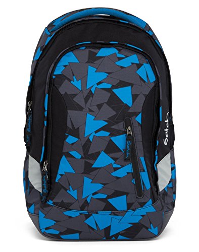 Preisvergleich Produktbild Satch SLEEK Blue Triangle 3er Set Schulrucksack + Sporttasche + Schlamperbox